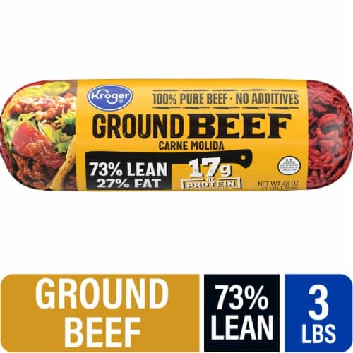 Kroger. Ground Beef Roll 73/