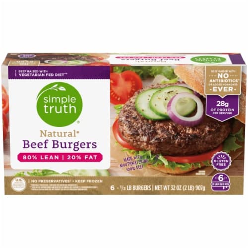 Simple Truth Natural Beef Burgers
