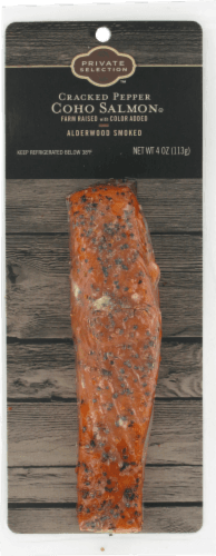 Private Selection Cracked Pepper Coho Alderwood Smoked Salmon