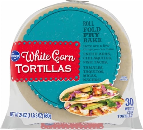 Kroger White Corn Tortillas