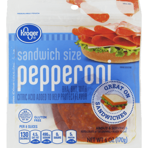 Kroger Sandwich Size Pepperoni