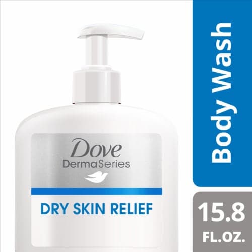 Dove Dermaseries Body Wash, Gentle Cleansing, Dry Skin Relief