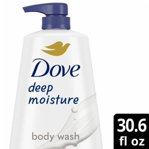 Dove Deep Moisture Body Wash With Pump Moisturizing Body Wash