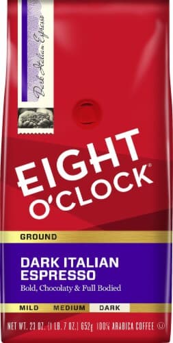 Eight O'Clock Dark Italian Roast Ground Coffee