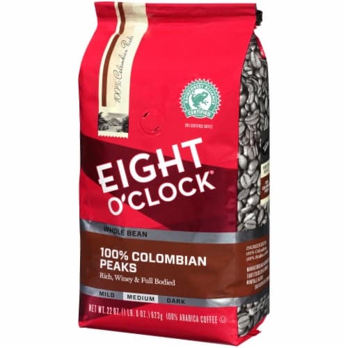 Eight O'Clock Colombian Peaks Whole Bean Coffee