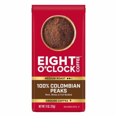 Eight O Clock Coffee Ground Medium Roast Colombian Peaks
