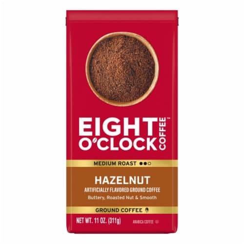 Is it Peanut Free? Eight O Clock Expressions Coffee Ground Medium Roast Hazelnut