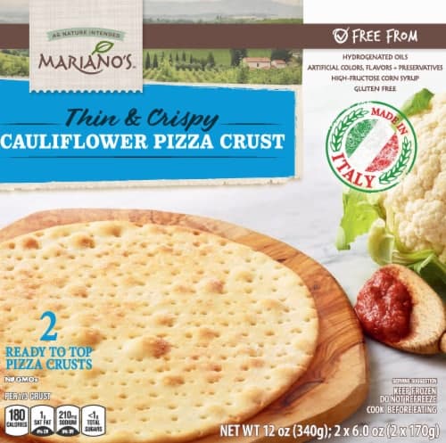 Mariano'S Cauliflower Plain  Pizza Crust