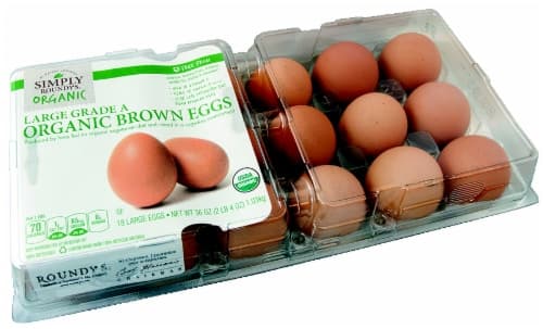 Simply Roundy'S Organic Large Grade A Brown Eggs