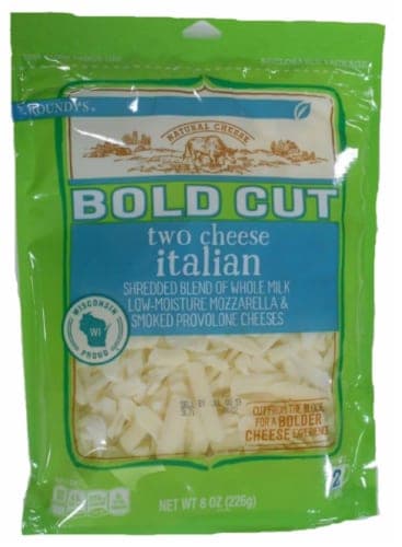 Roundy'S Bold Cut Two Cheese Italian Shredded Cheese