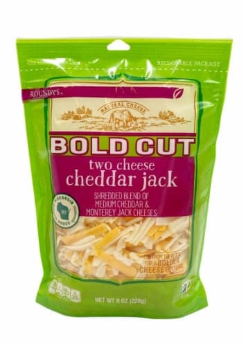 Roundy'S Bold Cut Two Cheese Cheddar Jack Shredded Cheese