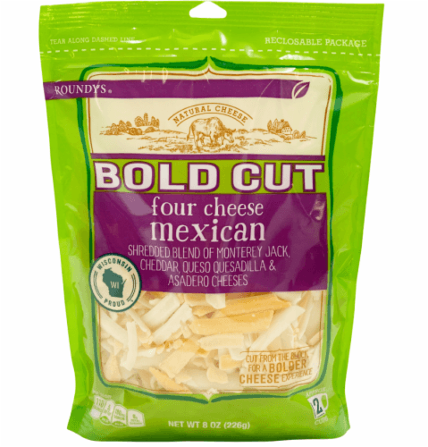 Roundy'S Bold Cut Four Cheese Mexican Shredded Cheese
