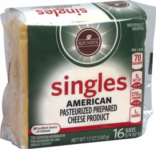 Roundy'S American Sliced Cheese Singles