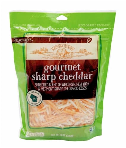 Roundy'S Gourmet Cheddar Shredded Cheese