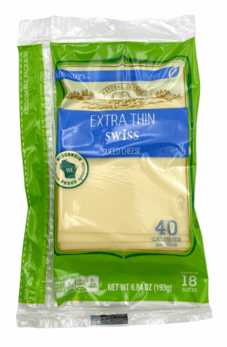 Roundy'S Extra Thin Swiss Sliced Cheese