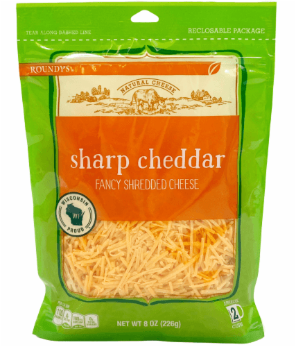 Roundy'S Sharp Cheddar Shredded Cheese