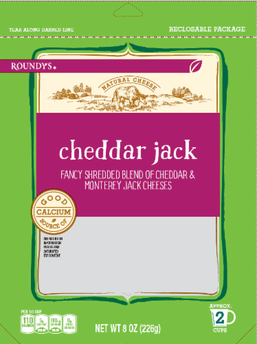 Roundy'S Cheddar Jack Blend Shredded Cheese