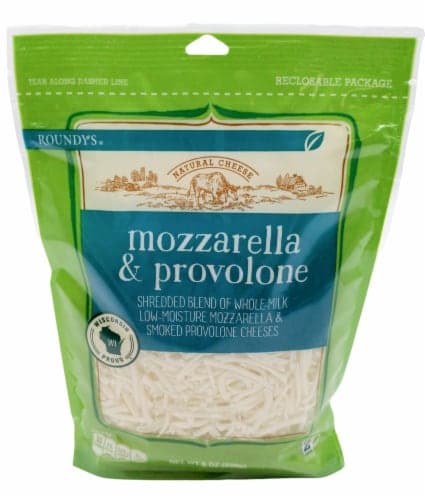 Roundy'S Mozzarella & Provolone Blend Shredded Cheese