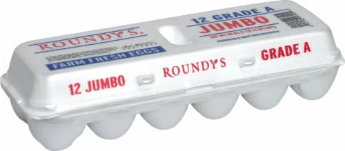 Roundy'S Jumbo White Eggs