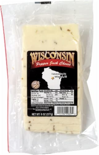 Wisconsin Sliced Pepper Jack Cheese