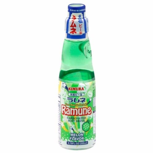 Kimura Ramune Soft Drink Carbonated Melon