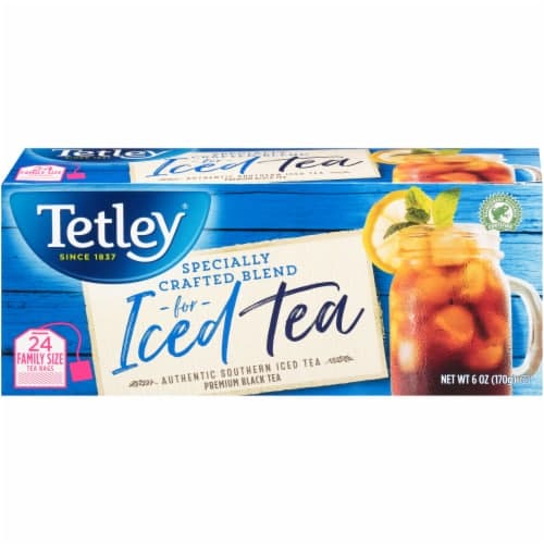 Tetley Iced Tea, Premium, Black Tea, Bags, Family Size