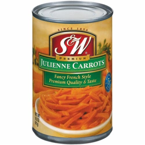 S&W Julienne Fancy French Style Carrots