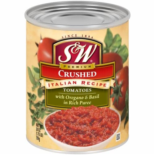 S&W Tomatoes Crushed Premium Italian Recipe
