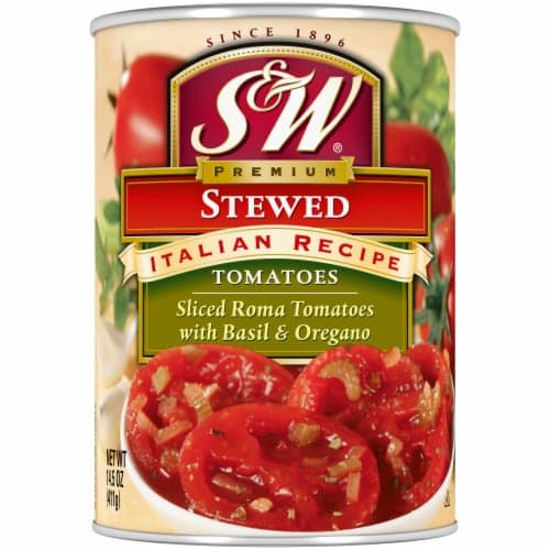 S&W Tomatoes Stewed Premium Italian Recipe