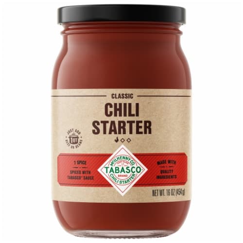 Tabasco Chili Starter Homestyle 7 Spice Original Jar