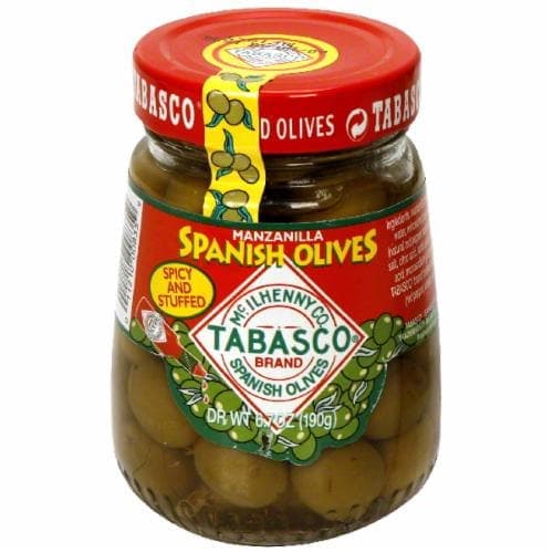 Tabasco Hot & Spicy Stuffed Spanish Olives. Jar