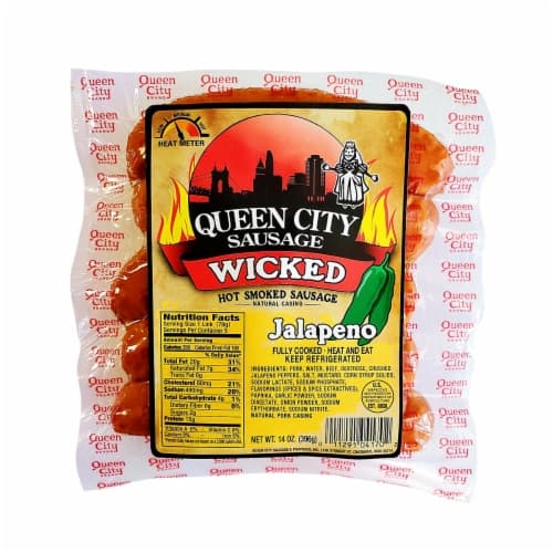 Queen City Sausage Wicked Jalapeno Smoked Sausage
