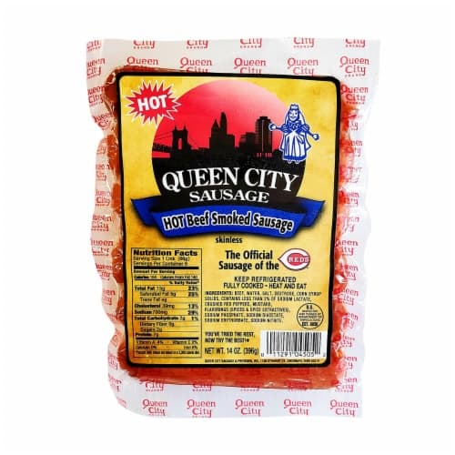 Queen City Sausage Hot Beef Smoked Sausage