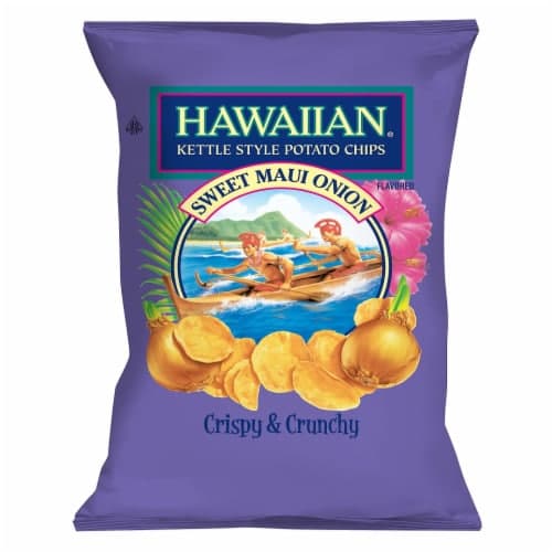 Hawaiian, Potato Chips, Kettle Style, Sweet Maui Onion Flavored, Party Size
