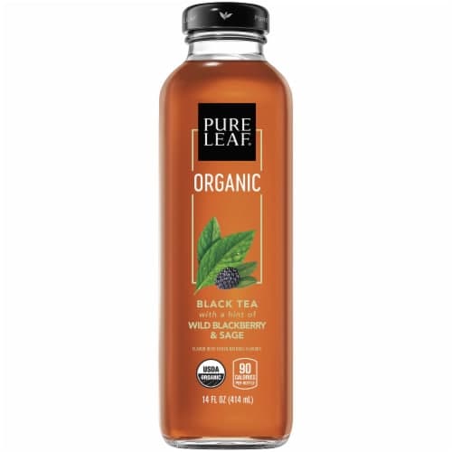 Pure Leaf Black Tea, Organic, Wild Blackberry & Sage