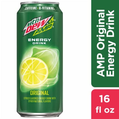 Amp Energy Drink Boost Original Citrus