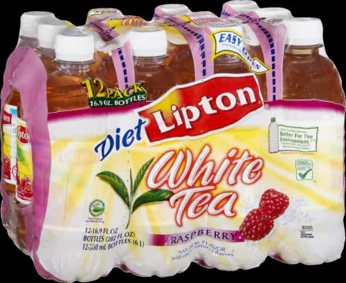 Lipton Diet Raspberry White Tea 12-. Oz. Bottles