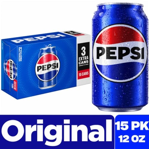 Pepsi Soda Cola Cans