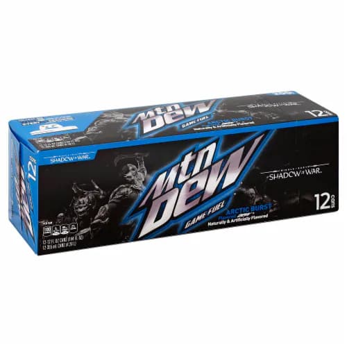 Mountain Dew Game Fuel Soda, Arctic Burst