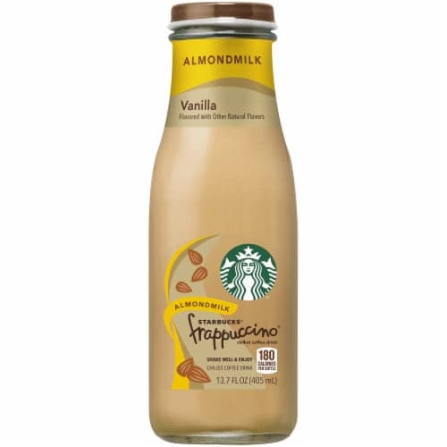 Starbucks Coffee Drink, Chilled, Almondmilk, Vanilla Flavored
