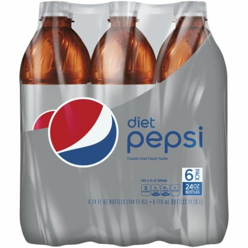 Diet Pepsi Cola Soda Bottles