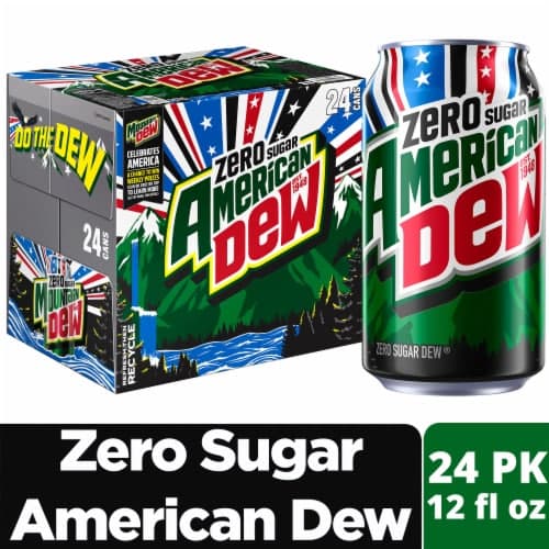 Mtn Dew Zero Sugar Soda Oz Cans