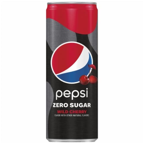 Pepsi Zero Sugar Soda Wild Cherry Sleek