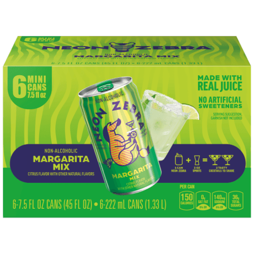 Neon Zebra Citrus Flavor Non-Alcoholic Margarita Mix
