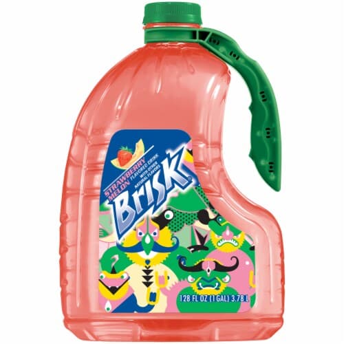 Brisk Strawberry Melon 1 Gallon Pet Jug