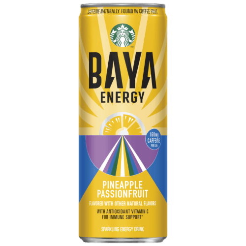 Starbucks Baya Energy Pineapple Passionfruit Sparkling Energy Drink