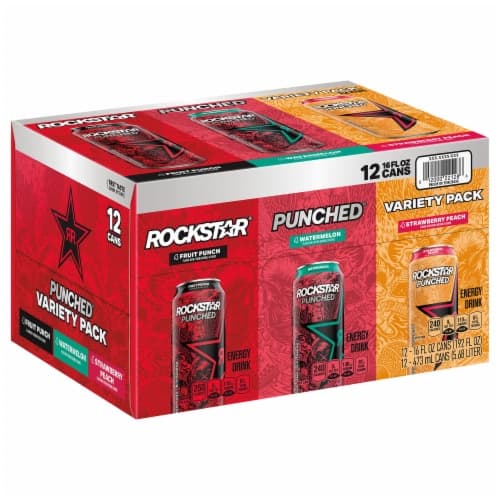 Rockstar Punched Variety Pack 12