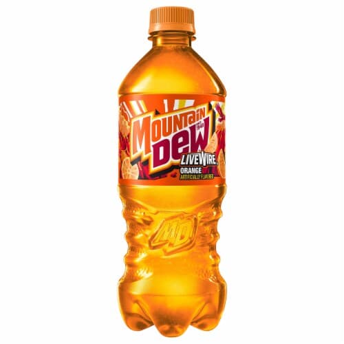 Mtn Dew Livewire Orange Flavor