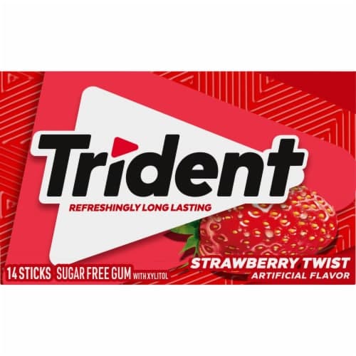 Trident - Strwbry Twist Sugar Free Gum