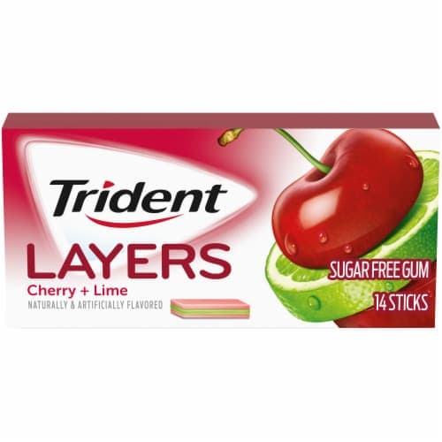 Trident Layers Cherry + Lime Sugar Free Gum